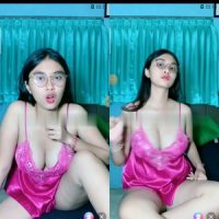 Ayu Host Mango Live Seksi Lingerie Pink