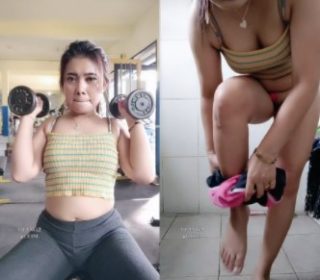 Miss Honey langsung colmek usai ngeGYM