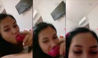 Miss Brownsugar Nyepong tapi pake Kondom