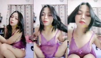 Kak Mueza Lingerie Ungu Remas Toketnya
