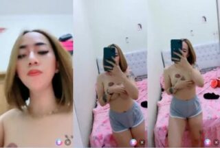 Miss Vio Rabbit Pap Toket di Kamar